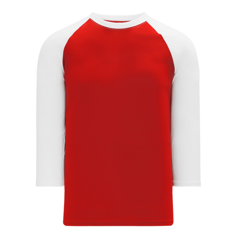 Athletic Knit 3/4 Sleeve Crew Neck Baseball Shirt (BA1846)